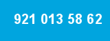 921 013 58 62 921 013 58 62